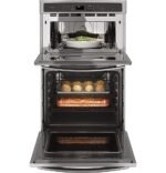 GE Profile 27" Built-In Double Electric Convection Wall Oven Built-In Microwave Stainless Steel from Kings Outlet