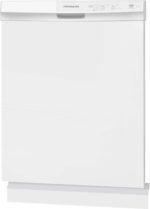 Frigidaire 24" Front Control Built-In Plastic Tub Dishwasher MaxDry 54 dBA White from Kings Outlet
