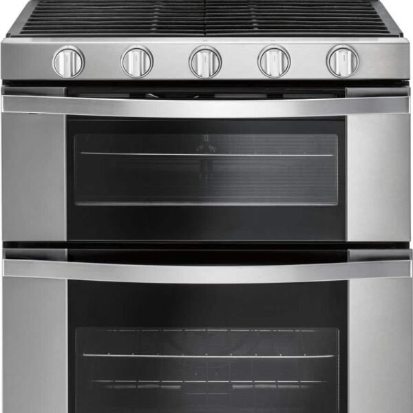 Whirlpool 6.0 Cu. Ft. Self-Cleaning Freestanding Double Oven Gas Convection Range Stainless Steel from Kings Outlet