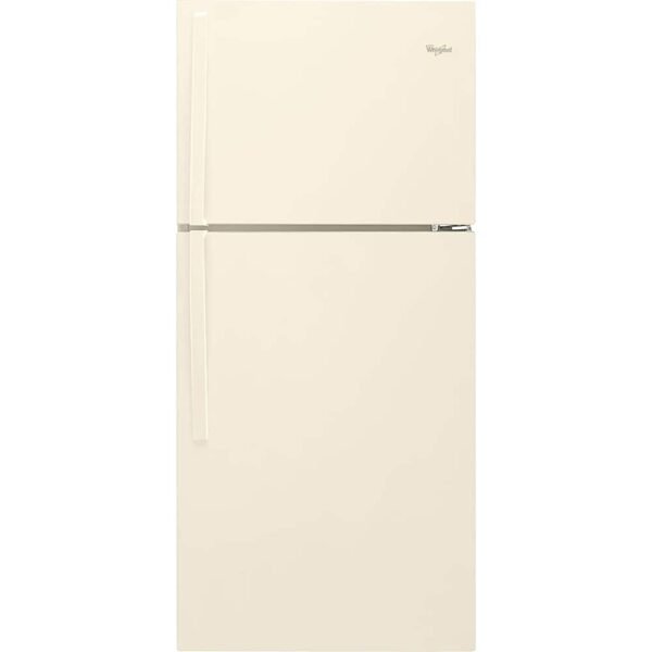 Whirlpool 19.2 Cu. Ft. Top-Freezer Refrigerator Biscuit from Kings Outlet