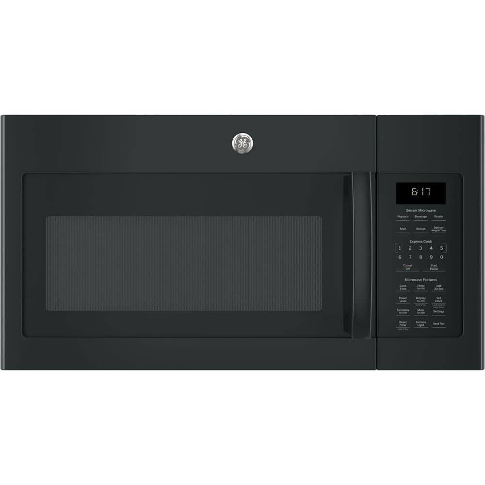 GE 1.7 Cu. Ft. Over-the-Range Microwave Sensor Cooking Defrost Black from Kings Outlet