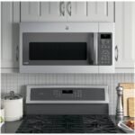 GE Profile 2.1 Cu. Ft. Over-the-Range Microwave Sensor Cooking Steam Cleaning Stainless Steel from Kings Outlet