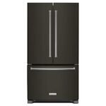 KitchenAid 25 cu. ft. French Door Refrigerator Interior Water Dispenser Black Stainless Steel from Kings Outlet