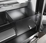 KitchenAid 23.8 Cu. Ft. French Door Counter-Depth Refrigerator Black Stainless Steel from Kings Outlet
