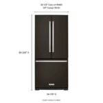 KitchenAid 20 Cu. Ft. French Door Refrigerator Black Stainless Steel from Kings Outlet