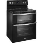 Whirlpool 6.7 Cu. Ft. Self-Cleaning Freestanding Double Oven Electric Convection Range Black from Kings Outlet
