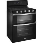 Whirlpool 6.0 Cu. Ft. Self-Cleaning Freestanding Double Oven Gas Convection Range Black from Kings Outlet