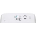 GE 6.2 Cu. Ft. Electric Dryer Shallow Depth Flat Back Design White from Kings Outlet