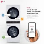 LG 4.5 Cu. Ft. HE Smart Front Load Washer 7.4 Cu. Ft. Gas Dryer from Kings Outlet