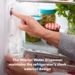 KitchenAid 20 Cu. Ft. French Door Counter-Depth Refrigerator Interior Water Dispenser Stainless Steel from Kings Outlet