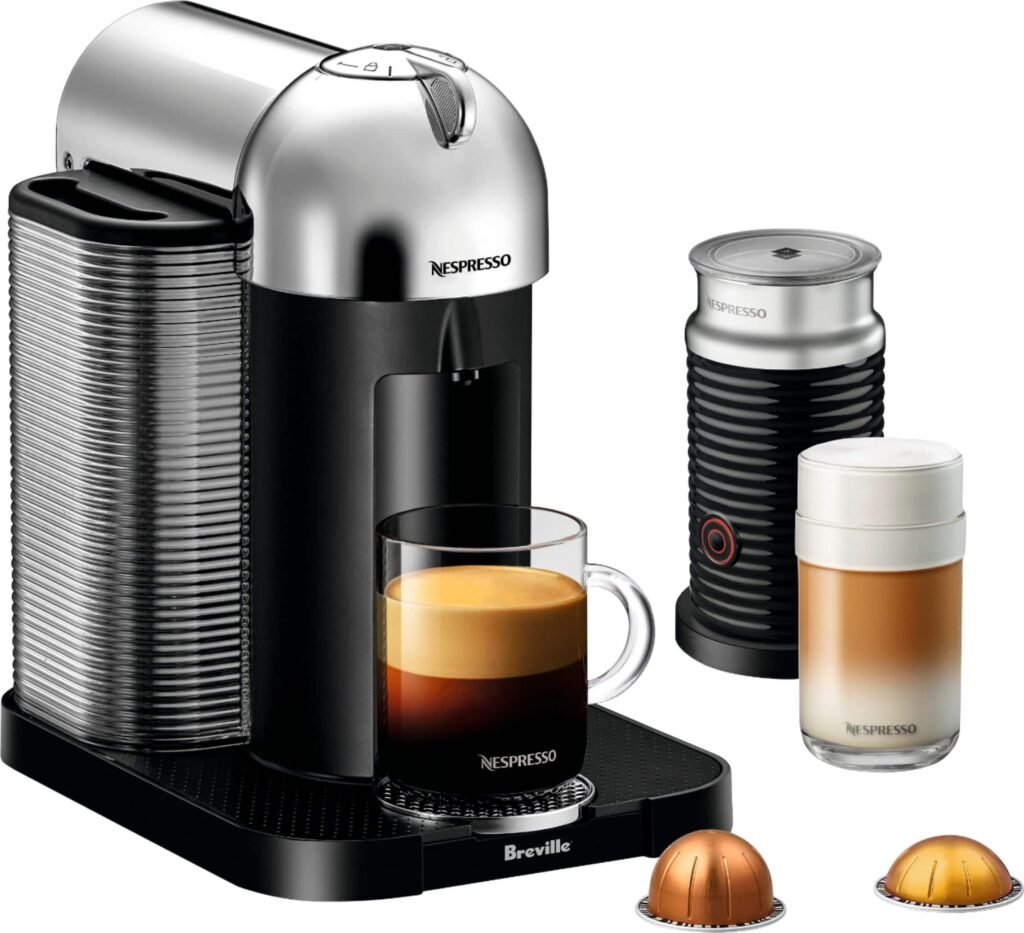 Nespresso Vertuo by Breville Aeroccino3 Chrome from Kings Outlet