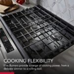 KitchenAid 5.8 Cu. Ft. Self-Cleaning Slide-In Gas Convection Range Stainless Steel from Kings Outlet