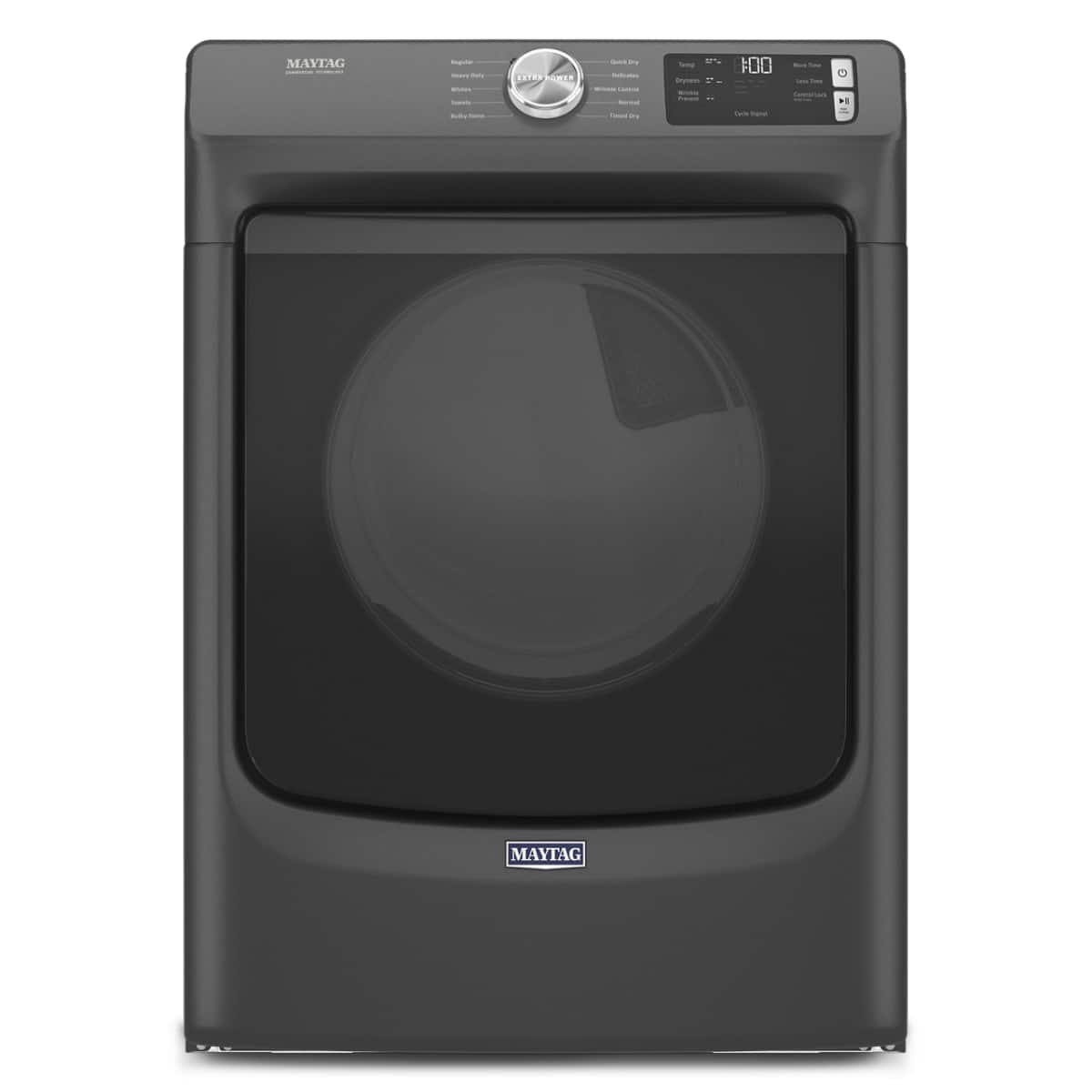 Kings Outlet Maytag 7.3 Cu. Ft. Stackable Electric Dryer Extra Power Button Volcano Black Maytag 7.3 Cu. Ft. Stackable Electric Dryer Extra Power Button Volcano Black from Kings Outlet