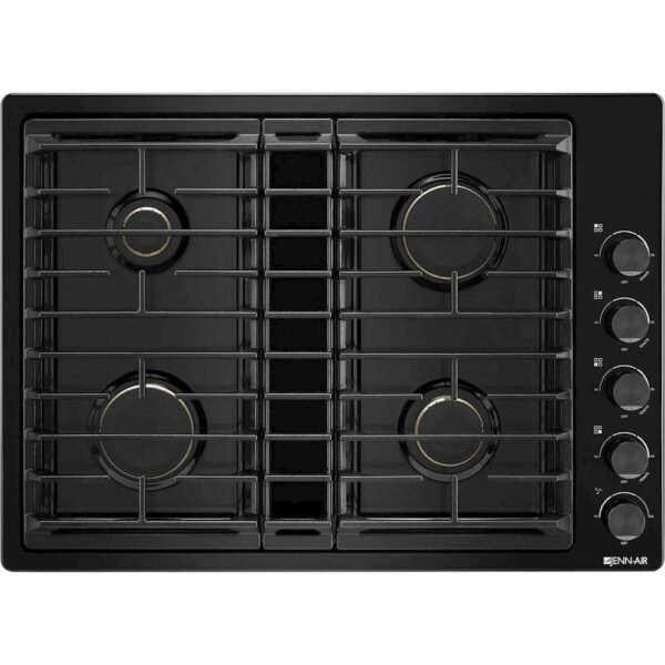 JennAir 30" Built-In Gas Cooktop Black from Kings Outlet