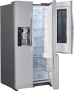 LG 21.7 Cu. Ft. Door-in-Door Side-by-Side Counter-Depth Smart Refrigerator Smart Cooling+ Stainless Steel from Kings Outlet