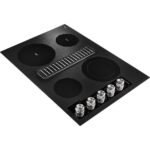 KitchenAid 30" Built-In Downdraft Electric Cooktop 4 Burners Black from Kings Outlet