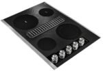 KitchenAid 30" Built-In Downdraft Electric Cooktop 4 Burners Stainless Steel from Kings Outlet