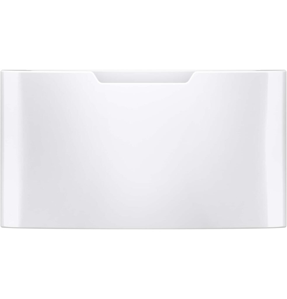 GE 16" Laundry Pedestal Storage Drawer Select Washers Dryers White from Kings Outlet