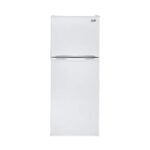 Haier 9.8 Cu. Ft. Top-Freezer Refrigerator Adjustable Spill Proof Glass Shelves White from Kings Outlet