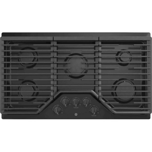 GE 36" Built-In Gas Cooktop Black from Kings Outlet