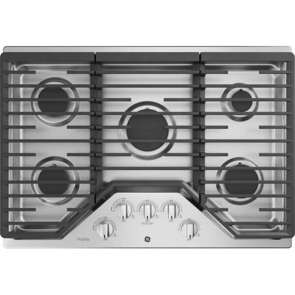 GE Profile 30" Built-In Gas Cooktop Stainless Steel from Kings Outlet