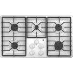 GE 36" Gas Cooktop White from Kings Outlet