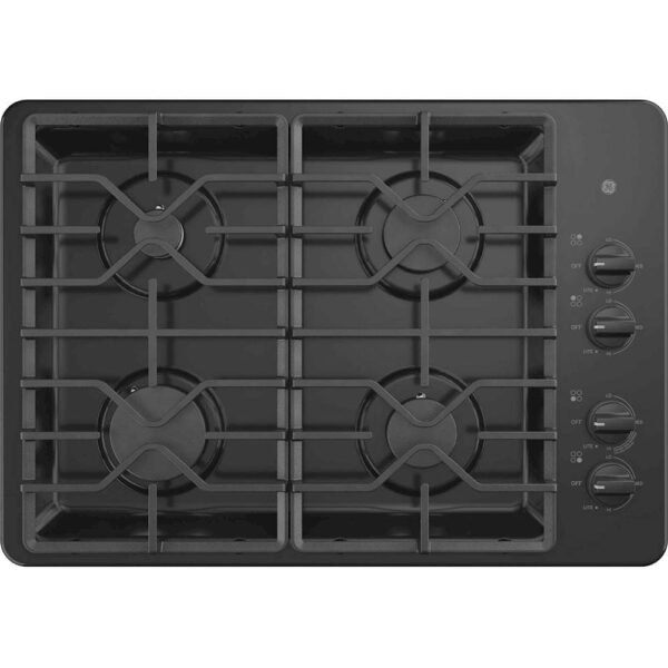 GE 30" Gas Cooktop Black from Kings Outlet