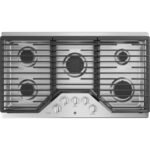 GE Profile 36" Built-In Gas Cooktop Stainless Steel from Kings Outlet