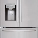 LG 27.8 Cu. Ft. 4-Door French Door Smart Refrigerator Double Freezer Drawers Stainless Steel from Kings Outlet
