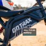 GoTrax Fitz 16" Electric Dirt Bike 15mi Max Range 15.5 mph Max Speed Black from Kings Outlet