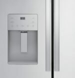 GE 25.6 Cu. Ft. French Door Refrigerator Space-Saving Ice Maker Stainless Steel from Kings Outlet