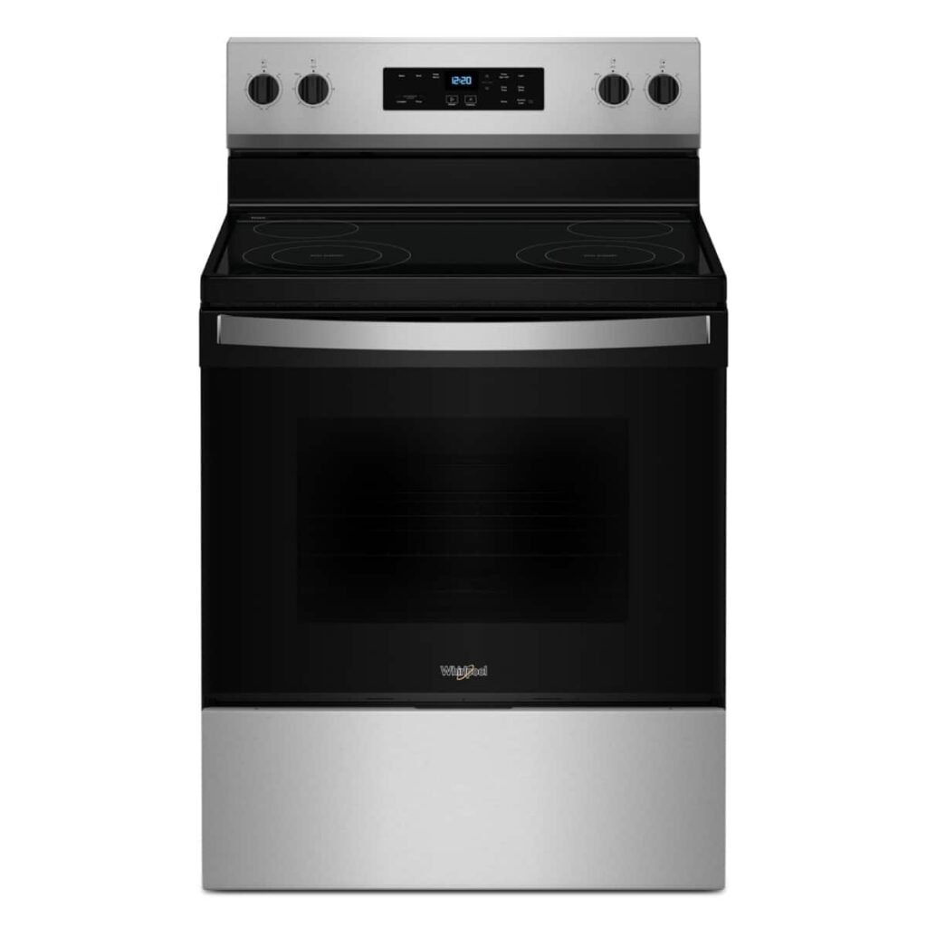 Whirlpool 30-inch Electric Range No Preheat Mode Stainless Steel from Kings Outlet