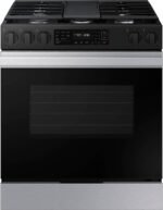 Samsung Bespoke 6.0 Cu. Ft. Slide-In Gas Range Air Fry Stainless Steel from Kings Outlet