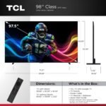 TCL 98" Class QM6K Series 4K UHD HDR QD Mini LED Smart TV Google from Kings Outlet