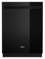 Whirlpool 24" Top Control Built-In Stainless Steel Tub Dishwasher Large Capacity Tall Top Rack from Kings Outlet