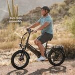 Lectric eBikes XP4 750 Step-Thru Foldable Long-Range eBike Max 85mi/28mph + LevelUp Rack/Seat Post/Elite from Kings Outlet