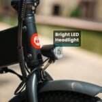 GoTrax Z4 LITE Folding eBike 25mi Max Operating Range 20mph Max Speed Black from Kings Outlet