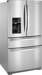 Whirlpool 26.2 Cu. Ft. 4-Door French Door Refrigerator Stainless Steel from Kings Outlet