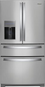 Whirlpool 26.2 Cu. Ft. 4-Door French Door Refrigerator Stainless Steel from Kings Outlet