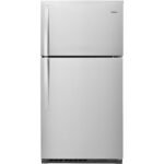 Whirlpool 21.3 Cu. Ft. Top-Freezer Refrigerator Stainless Steel from Kings Outlet
