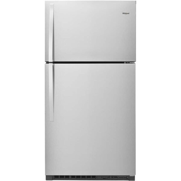 Whirlpool 21.3 Cu. Ft. Top-Freezer Refrigerator Stainless Steel from Kings Outlet