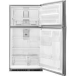 Whirlpool 21.3 Cu. Ft. Top-Freezer Refrigerator Stainless Steel from Kings Outlet