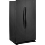 Whirlpool 21.7 Cu. Ft. Side-by-Side Refrigerator Black from Kings Outlet