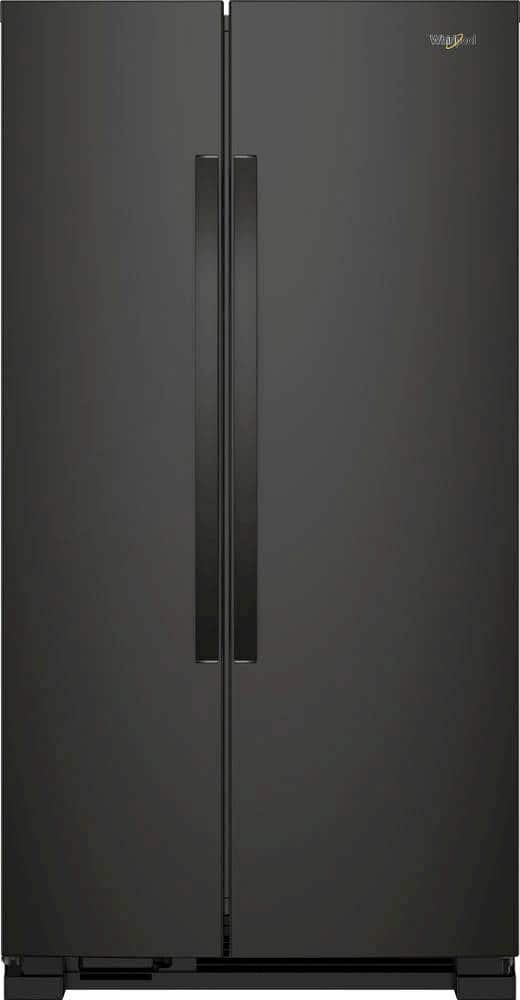 Whirlpool 21.7 Cu. Ft. Side-by-Side Refrigerator Black from Kings Outlet