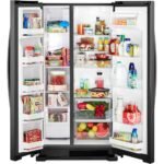 Whirlpool 21.7 Cu. Ft. Side-by-Side Refrigerator Black from Kings Outlet