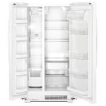 Whirlpool 21.7 Cu. Ft. Side-by-Side Refrigerator White from Kings Outlet
