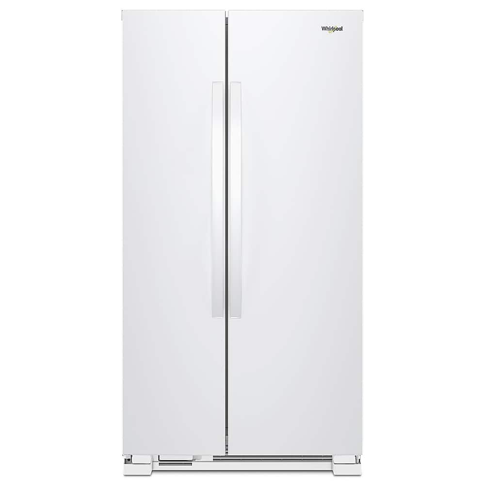 Whirlpool 21.7 Cu. Ft. Side-by-Side Refrigerator White from Kings Outlet