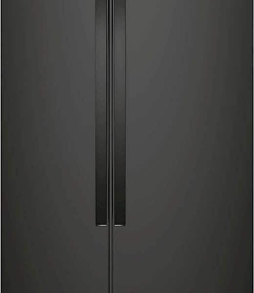 Whirlpool 25.1 Cu. Ft. Side-by-Side Refrigerator Black from Kings Outlet