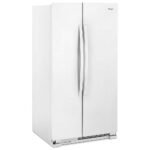 Whirlpool 25.1 Cu. Ft. Side-by-Side Refrigerator White from Kings Outlet
