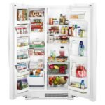 Whirlpool 25.1 Cu. Ft. Side-by-Side Refrigerator White from Kings Outlet